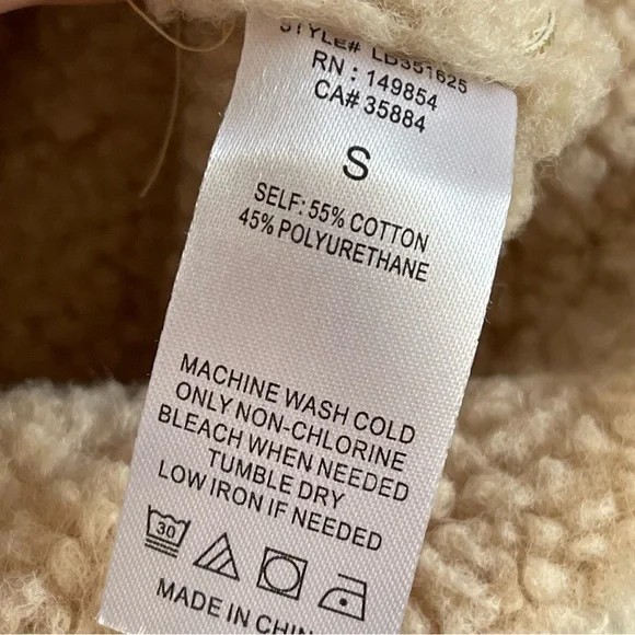 Sage The Label Bowie Moto Jacket Taupe Size Small